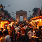 Delhi street food flavors