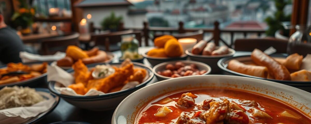 Hearty Hungarian meals Budapest