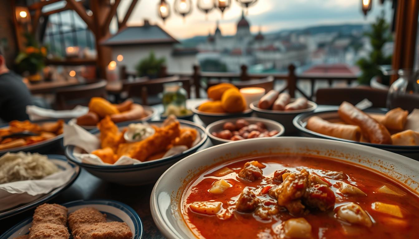 Hearty Hungarian meals Budapest