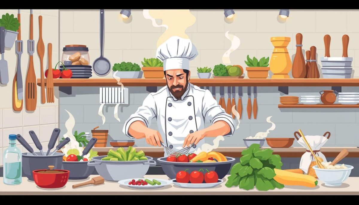 Image of a chef attending a culinary workshop