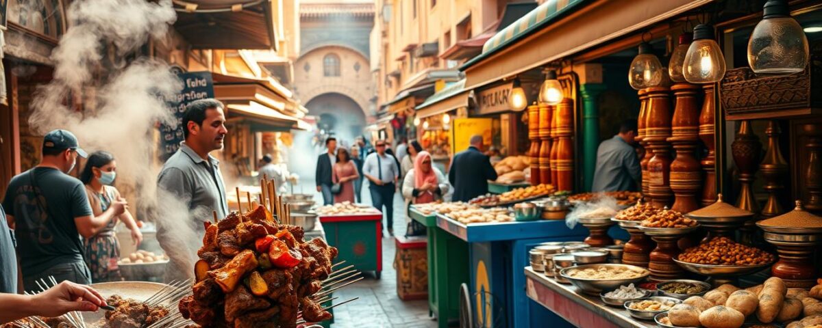 Marrakech street food snacks
