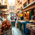 Marrakech street food snacks
