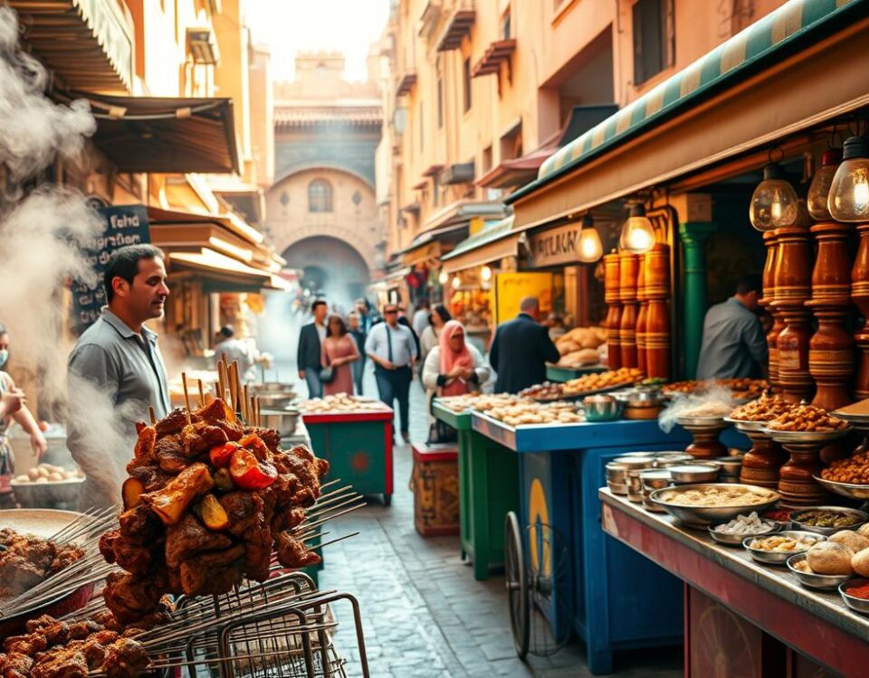 Marrakech street food snacks