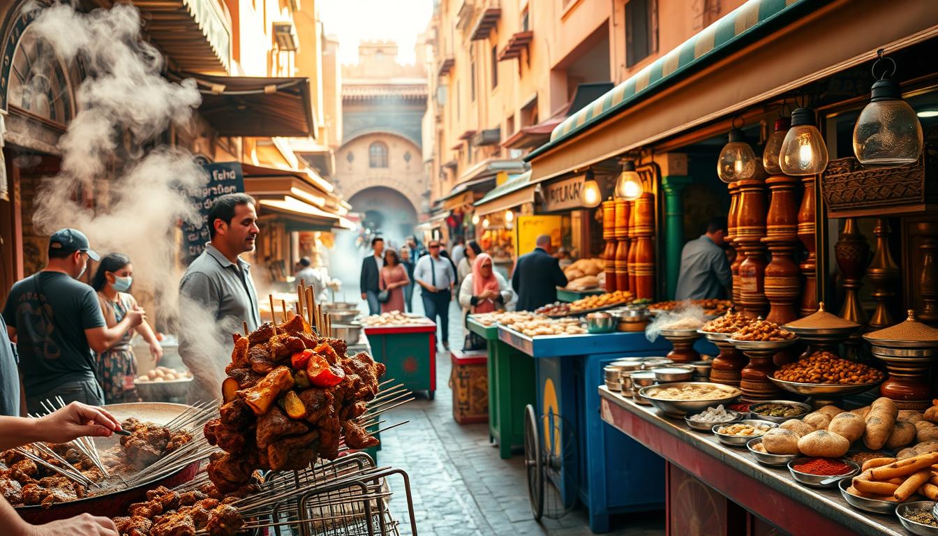 Marrakech street food snacks