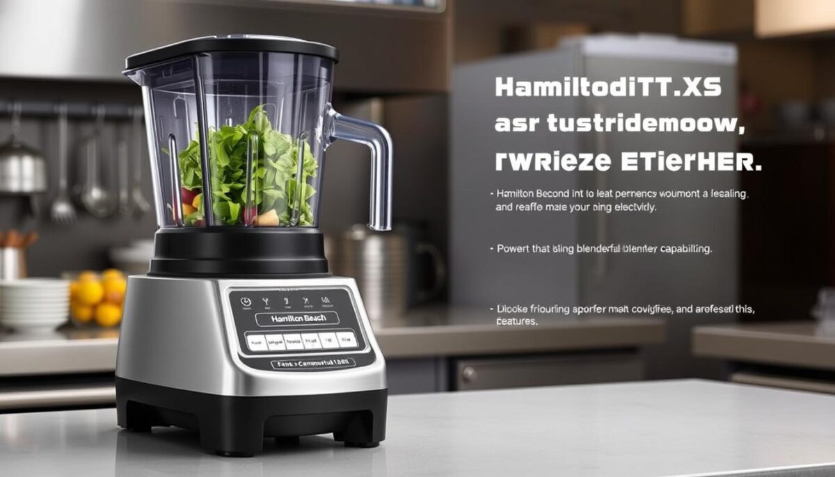 Generate an image of the Hamilton Beach Commercial MX1000XTXS Xtreme Blender