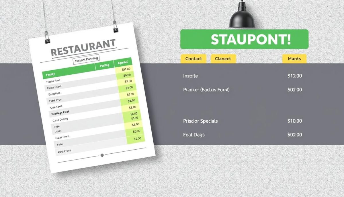 Restaurant Budget Template