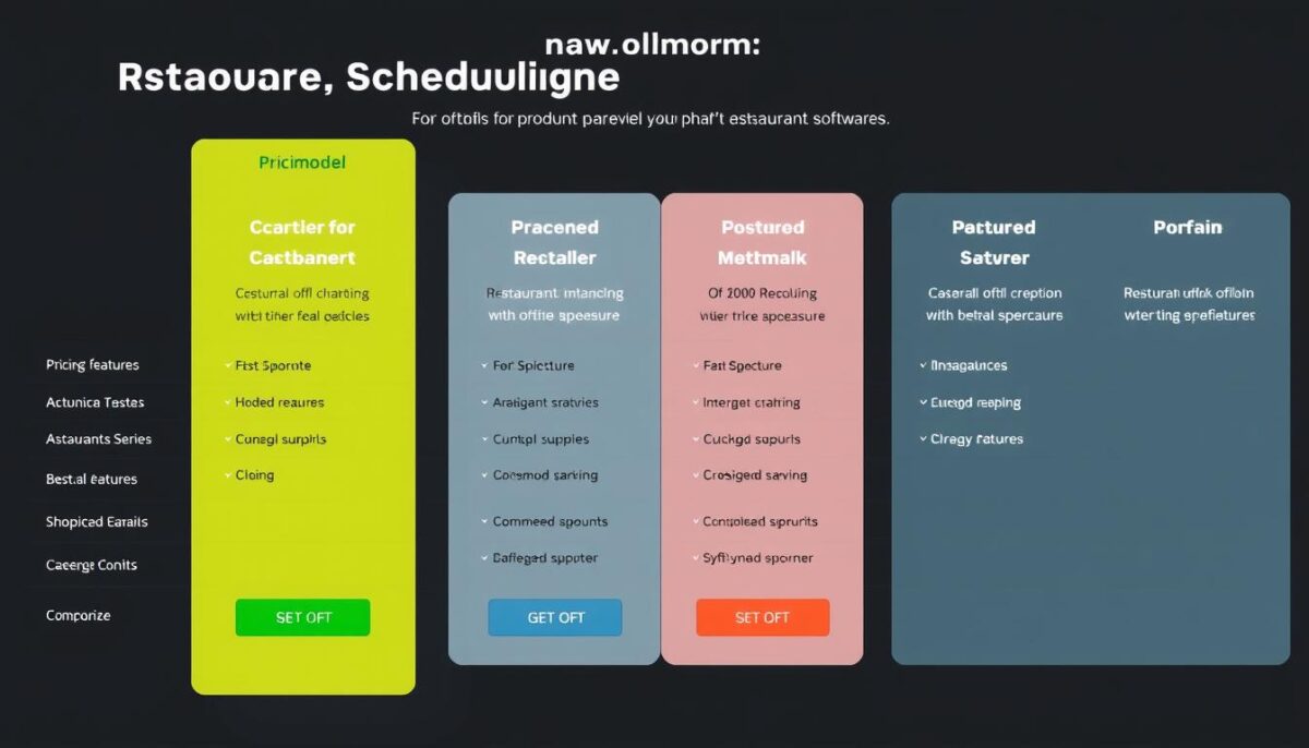 Restaurant scheduling software pricing models image