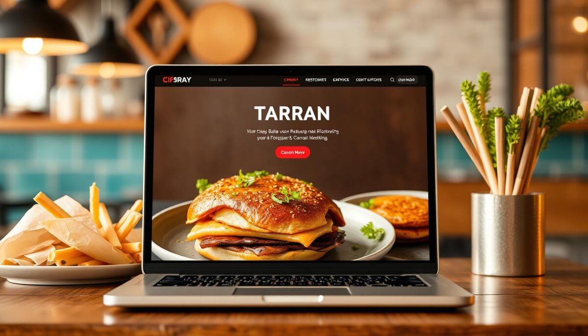 Restaurant website design services