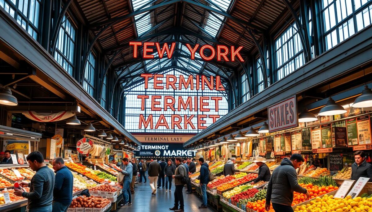 Generate an image of the NY Terminal Market