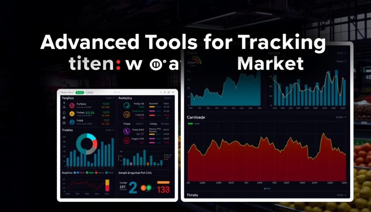 Generate an image related to NY Terminal Market prices tracking tools