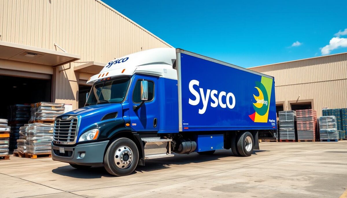 Image of Sysco's delivery truck or warehouse