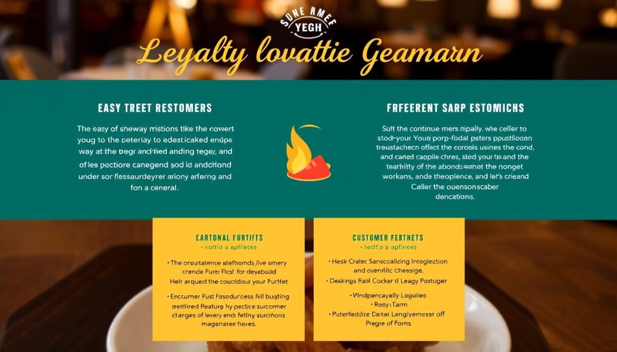 Restaurant personalized loyalty program example