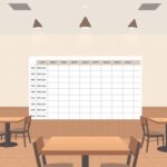 restaurant staff scheduling template