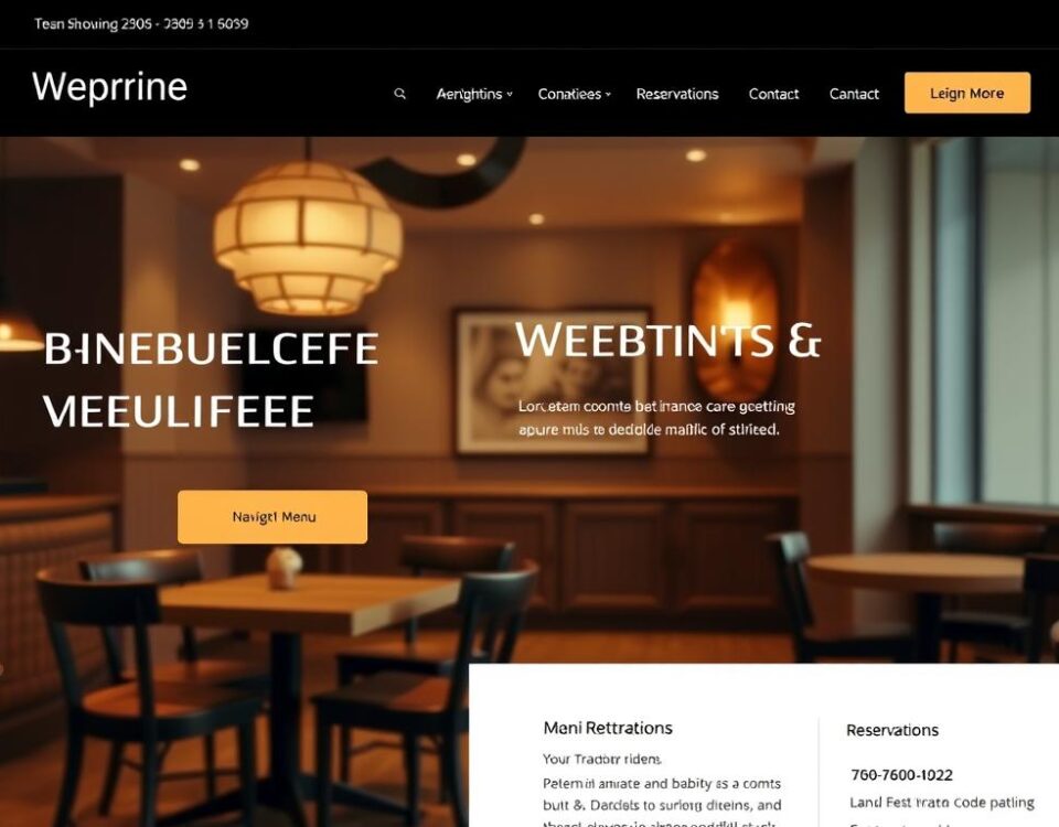 restaurant website setup guide