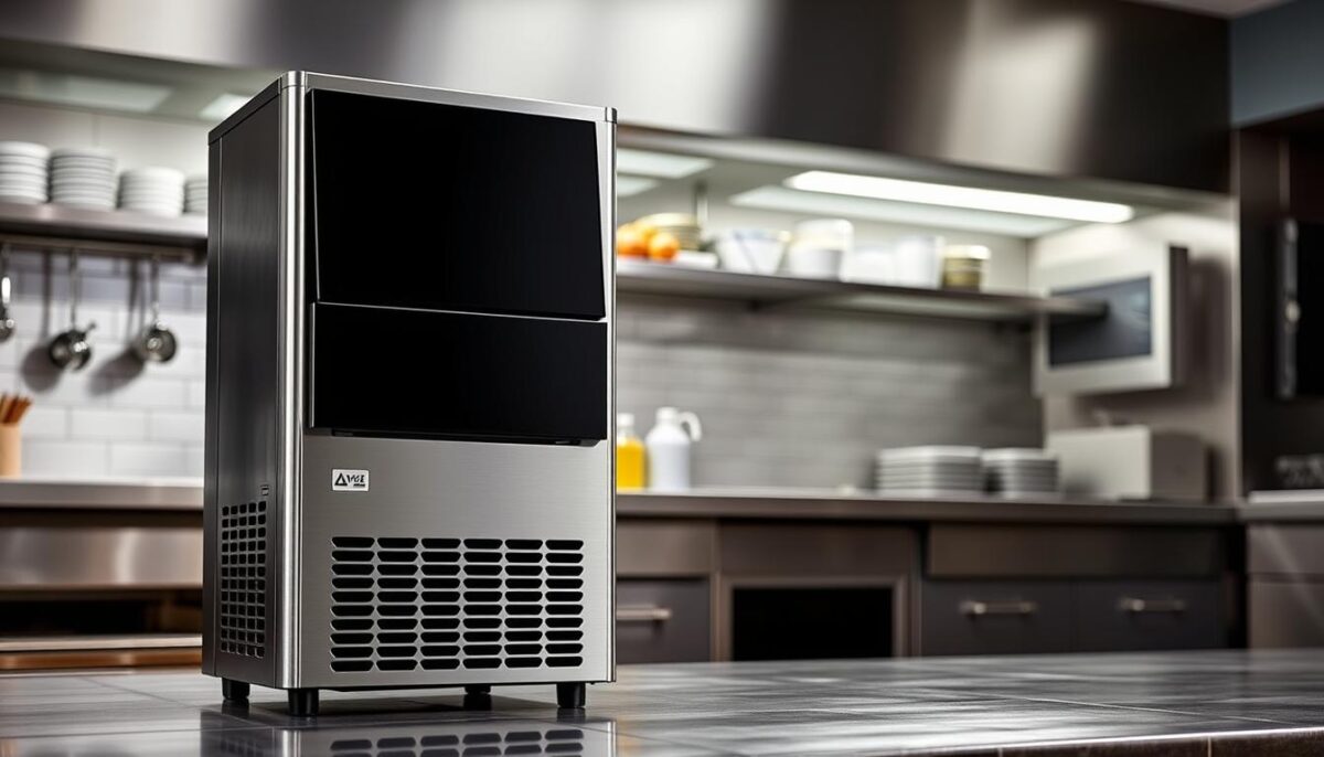 Generate an image of the Manitowoc IYT1500A commercial ice maker