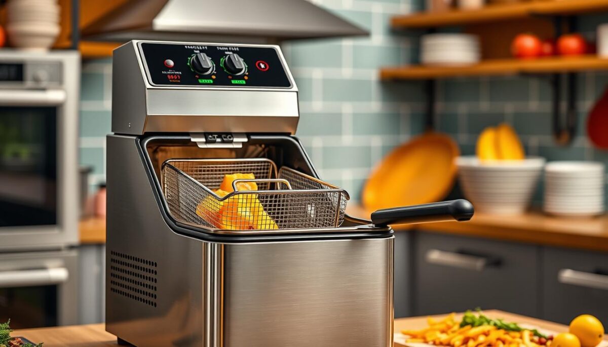 Generate an image of the Pitco Solstice Tube Fryer