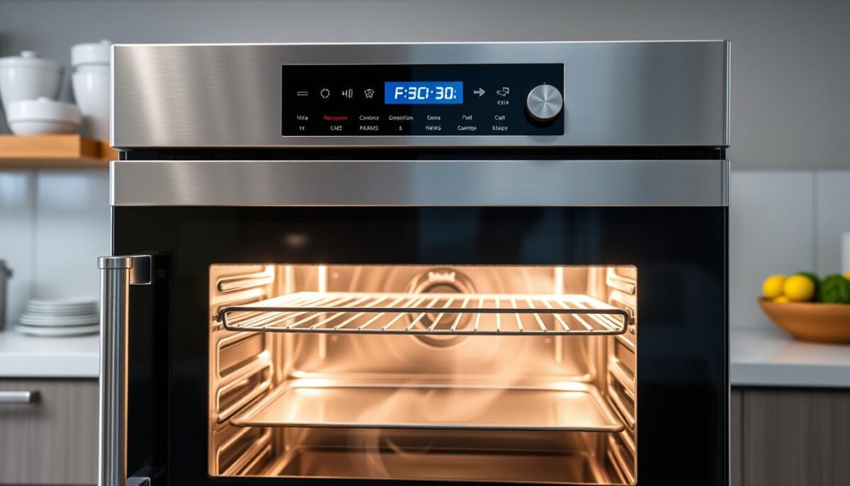 Image of a combi oven with steam generation system