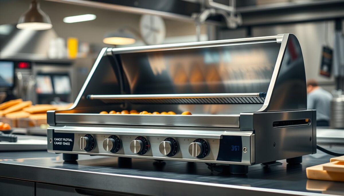 Image of a commercial electric grill