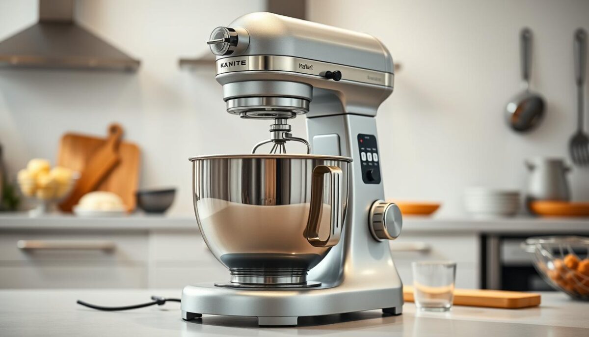 Image of a commercial planetary mixer