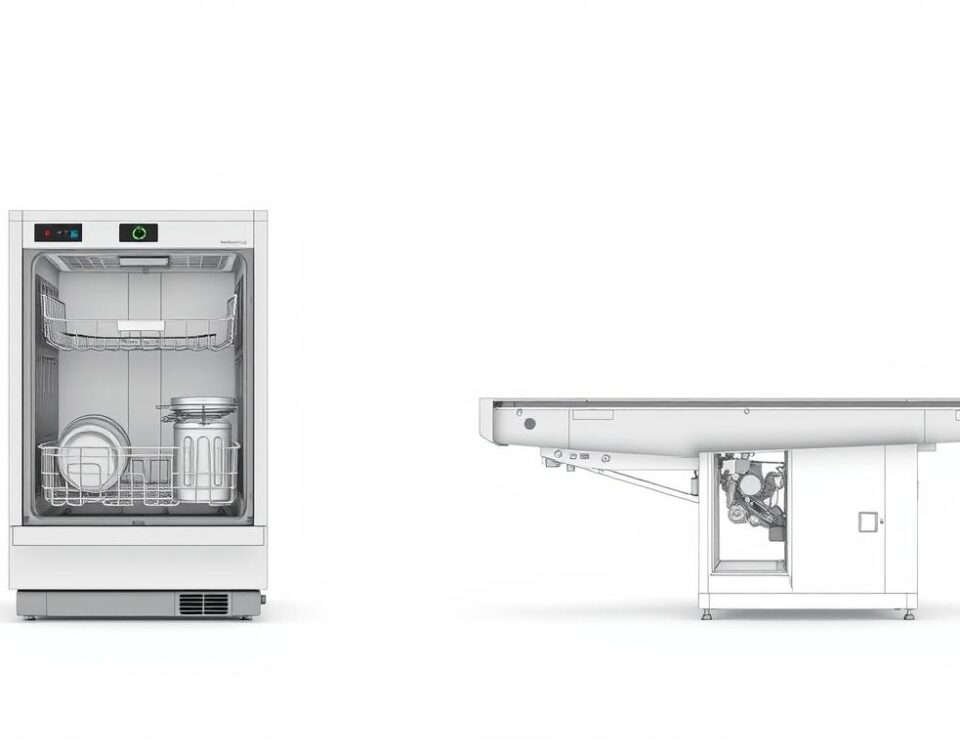 door-type vs conveyor dishwasher