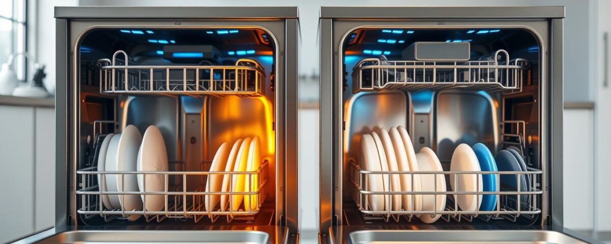 high-temp vs low-temp dishwasher