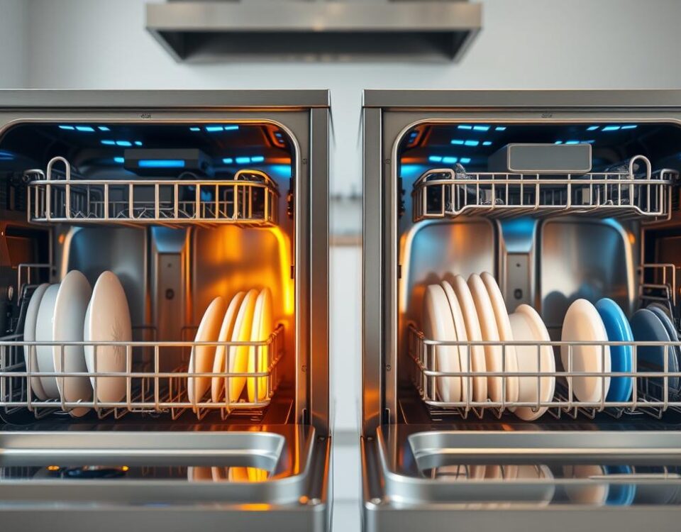 high-temp vs low-temp dishwasher