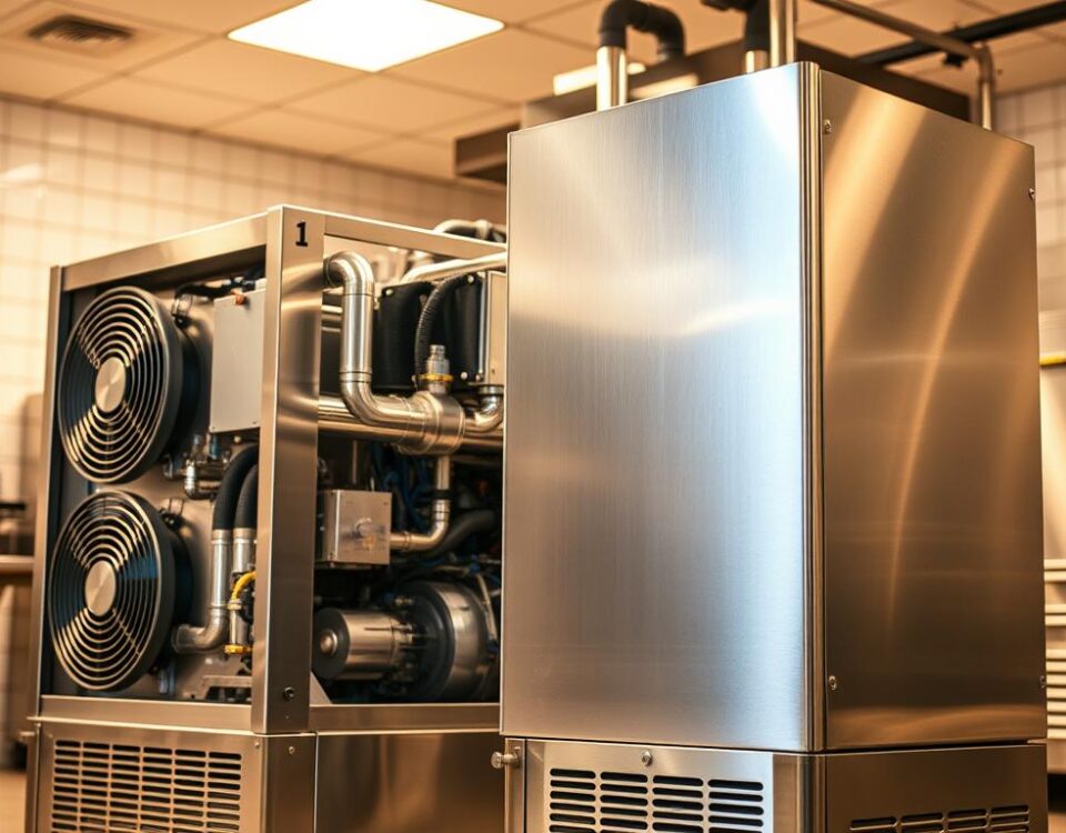 water-cooled vs air-cooled ice machines