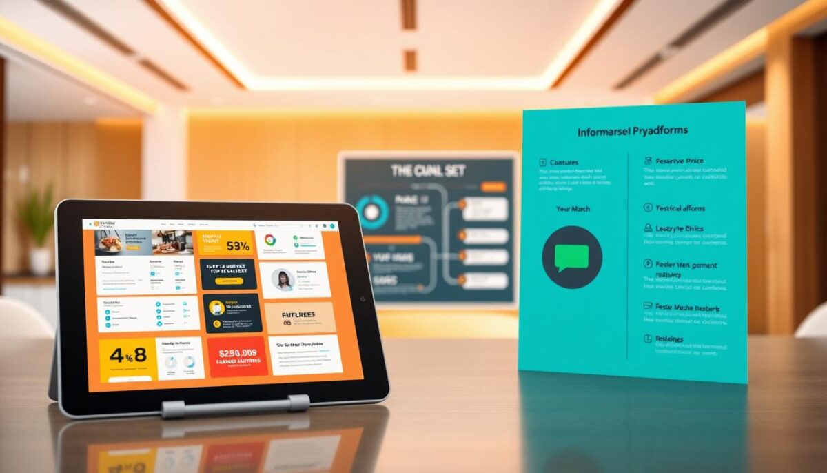 A vibrant comparison of online ordering platforms, capturing the essence of informed decision-making. In the foreground, a sleek tablet device showcases various platform interfaces, allowing users to explore and evaluate their features. The middle ground depicts a stylized infographic, highlighting key metrics and factors to consider when selecting the optimal platform. In the background, a minimalist office setting with clean lines and warm lighting creates a professional, thoughtful atmosphere, inviting the viewer to delve deeper into the comparison process. The overall composition conveys a sense of clarity, practicality, and the importance of making an informed choice when it comes to online ordering solutions. A vibrant comparison of online ordering platforms, capturing the essence of informed decision-making. In the foreground, a sleek tablet device showcases various platform interfaces, allowing users to explore and evaluate their features. The middle ground depicts a stylized infographic, highlighting key metrics and factors to consider when selecting the optimal platform. In the background, a minimalist office setting with clean lines and warm lighting creates a professional, thoughtful atmosphere, inviting the viewer to delve deeper into the comparison process. The overall composition conveys a sense of clarity, practicality, and the importance of making an informed choice when it comes to online ordering solutions.