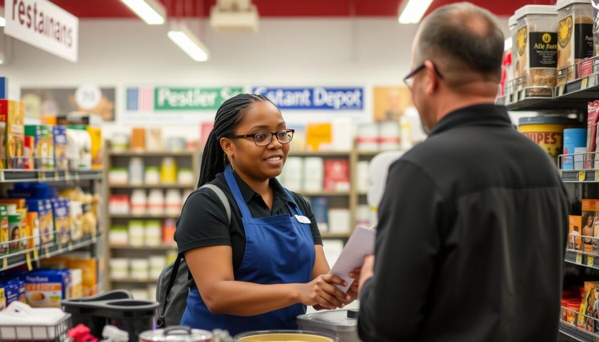 Image of Restaurant Depot customer service representative