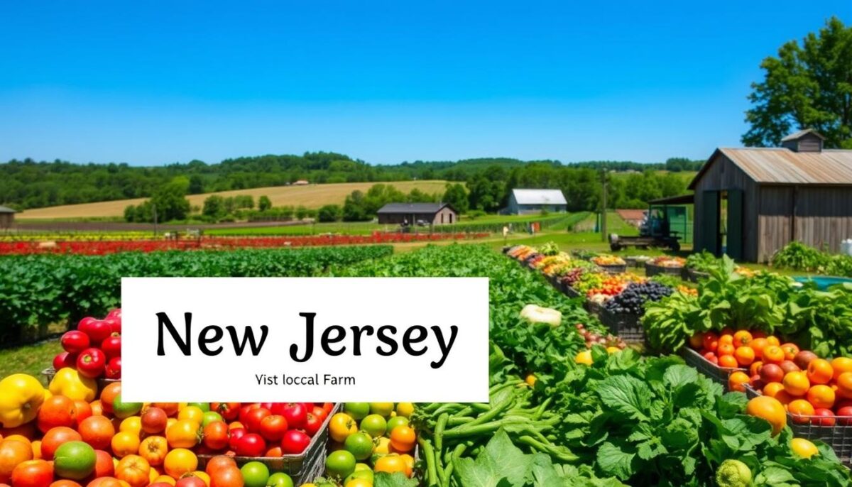 Image of a New Jersey local farm with fresh produce Image of a New Jersey local farm with fresh produce