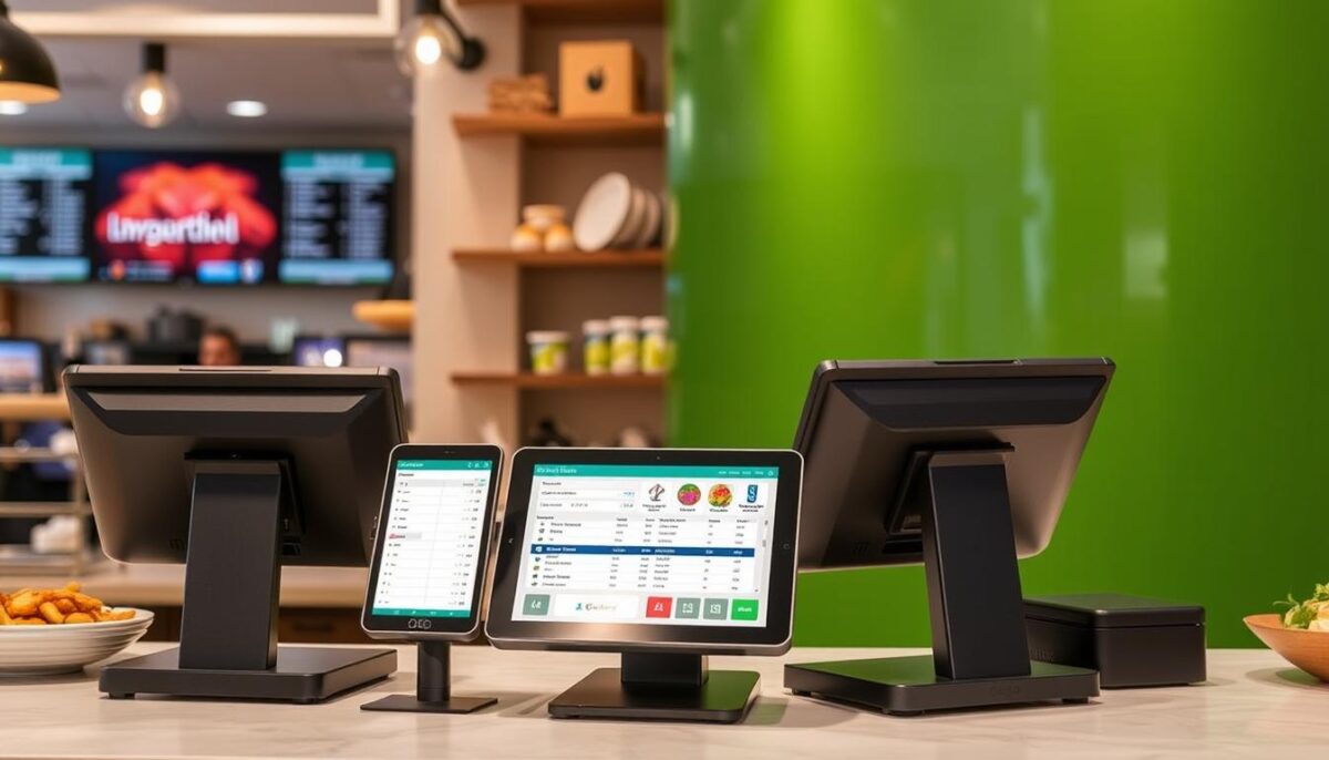 Restaurant POS system with modern hardware and software
