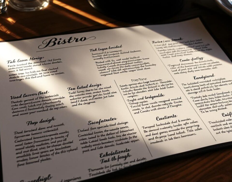 menu wording to increase restaurant profits